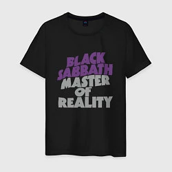 Футболка хлопковая мужская Black Sabbath Master of Reality, цвет: черный