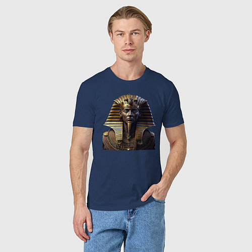 Мужская футболка Египетский фараон / Тёмно-синий – фото 3