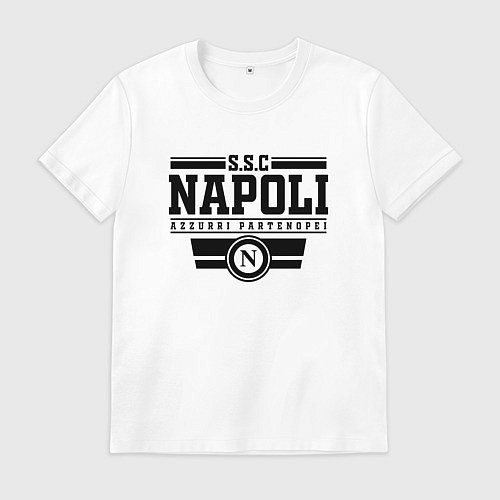 Мужская футболка Футбольный клуб Наполи / Белый – фото 1