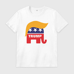 Мужская футболка Trump elephant