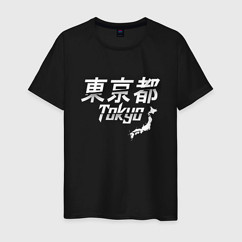 Мужская футболка Tokyo Japan / Черный – фото 1
