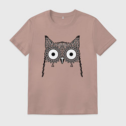 Мужская футболка Глазастая сова