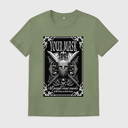 Мужская футболка Маска средневековья