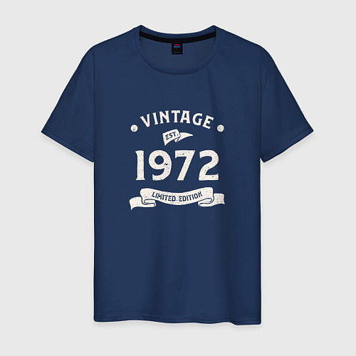 Мужская футболка Винтаж 1972 Ограниченный выпуск / Тёмно-синий – фото 1