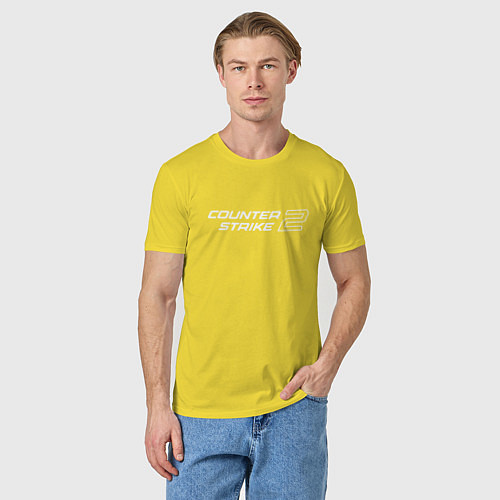 Мужская футболка Counter Strike 2 / Желтый – фото 3