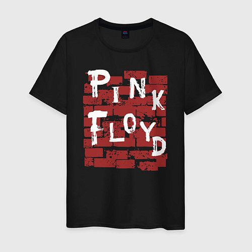 Мужская футболка Рок музыка pink floyd стена / Черный – фото 1