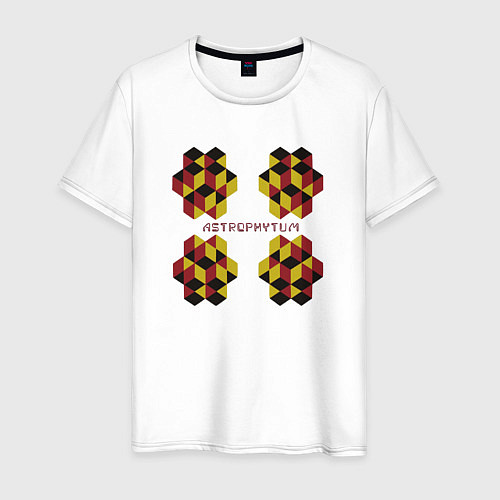 Мужская футболка Astro-texture / Белый – фото 1