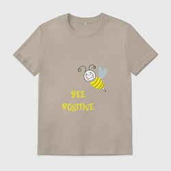 Мужская футболка Позитивная пчела