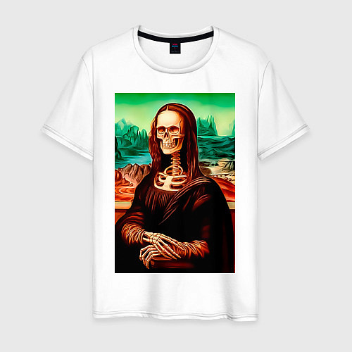 Мужская футболка Mona skeleton / Белый – фото 1