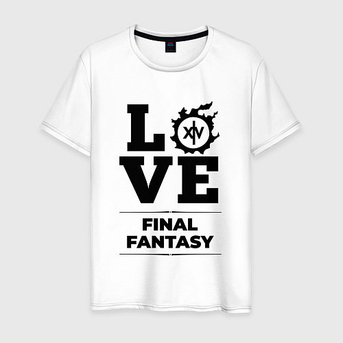 Мужская футболка Final Fantasy love classic / Белый – фото 1