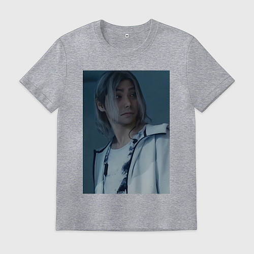 Мужская футболка Алиса в пограничье Чишия / Меланж – фото 1