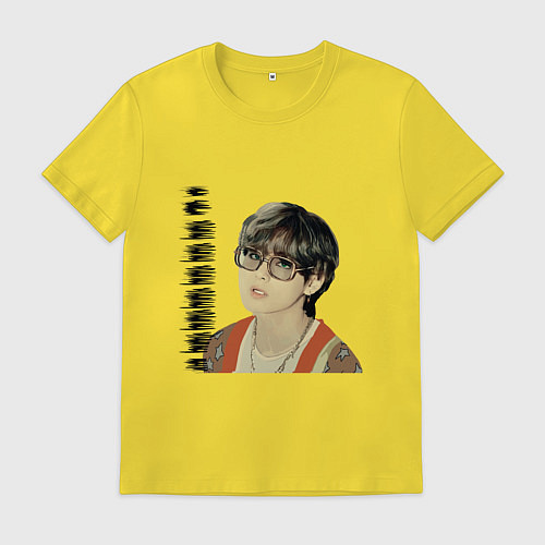 Мужская футболка Тэхен и Чонгук / Желтый – фото 1