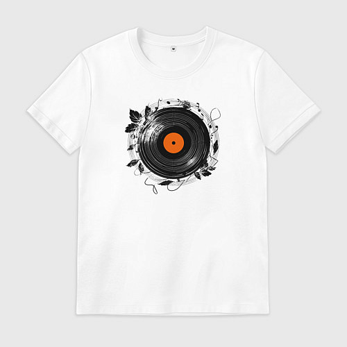 Мужская футболка Летняя мелодия / Белый – фото 1