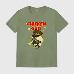 Мужская футболка Chicken Gun - игра