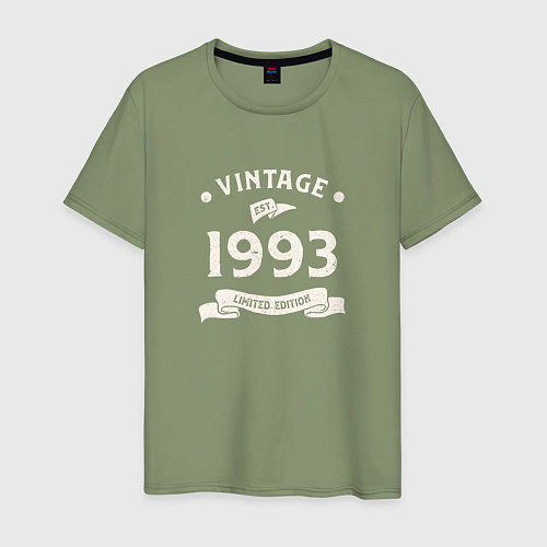Мужская футболка Винтаж 1993 ограниченный выпуск / Авокадо – фото 1
