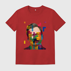 Мужская футболка Тетрис арт