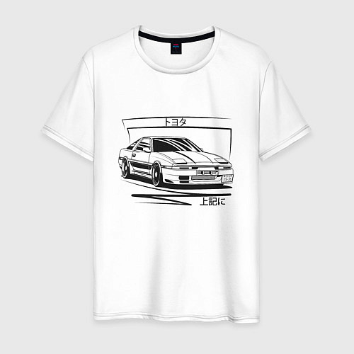 Мужская футболка Toyota Supra MK3 / Белый – фото 1