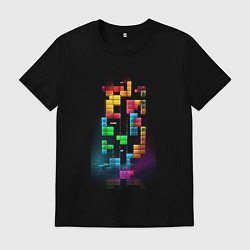 Мужская футболка Цветной тетрис