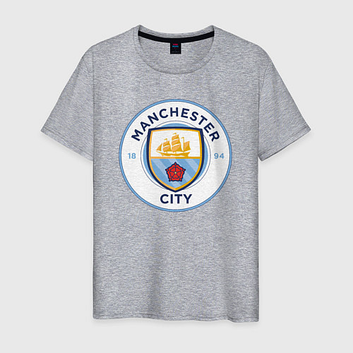 Мужская футболка Manchester City FC / Меланж – фото 1