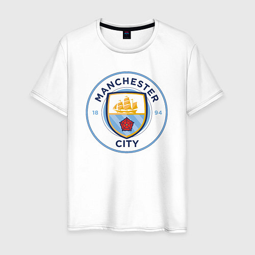 Мужская футболка Manchester City FC / Белый – фото 1