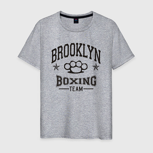 Мужская футболка Brooklyn boxing / Меланж – фото 1