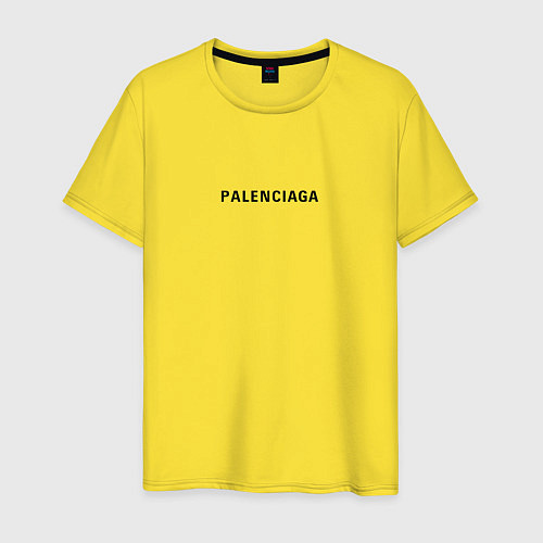 Мужская футболка Palenciaga new era / Желтый – фото 1