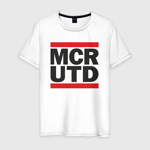 Мужская футболка Run Manchester United / Белый – фото 1