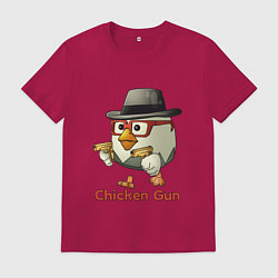 Мужская футболка Чикен ган - курочка в шляпе
