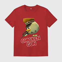 Мужская футболка Chicken Gun logo
