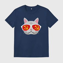 Мужская футболка Котик СССР