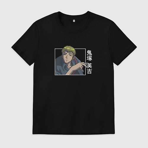 Мужская футболка Эйкити / Черный – фото 1