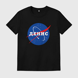 Футболка хлопковая мужская Денис Наса, цвет: черный