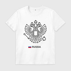 Мужская футболка Герб минимализм