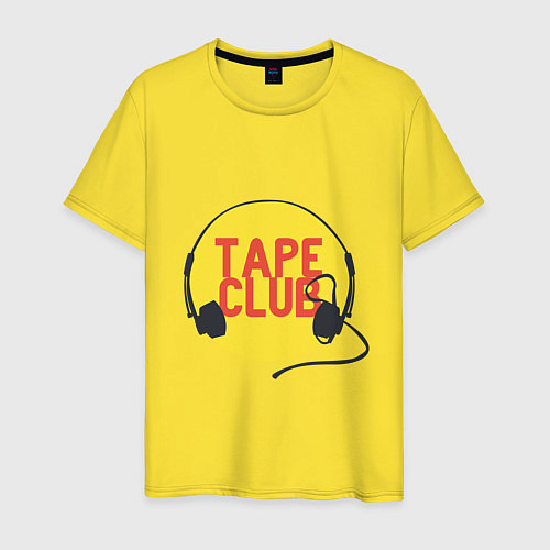 Мужская футболка Tape club / Желтый – фото 1