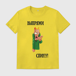 Мужская футболка Выпрями спину