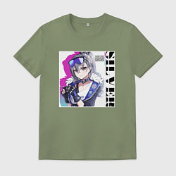 Мужская футболка Sweet Silver Wolf