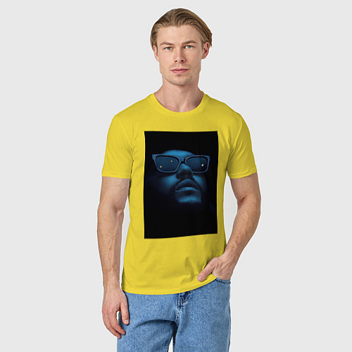 Мужская футболка Взгляд в пустоту / Желтый – фото 3