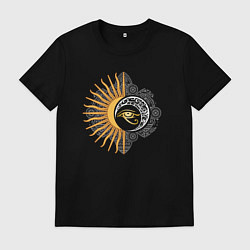 Мужская футболка С солнцем и луной