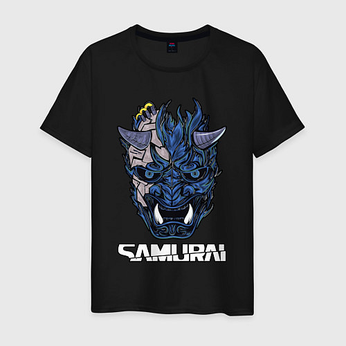 Мужская футболка Samurai gang / Черный – фото 1