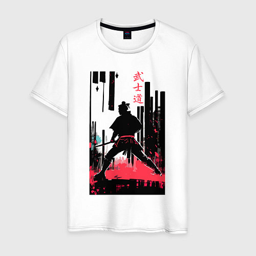 Мужская футболка Бусидо - кодекс самурая - путь война / Белый – фото 1