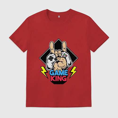 Мужская футболка Король игры / Красный – фото 1