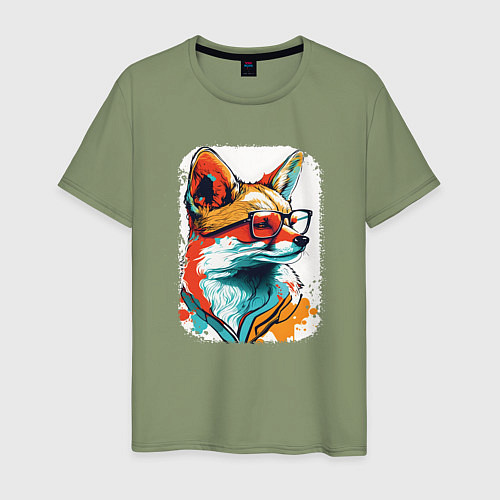 Мужская футболка Wise Fox / Авокадо – фото 1
