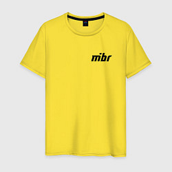 Футболка хлопковая мужская Made in Brazil, цвет: желтый