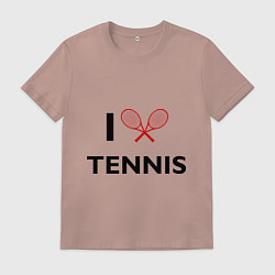 Мужская футболка I Love Tennis
