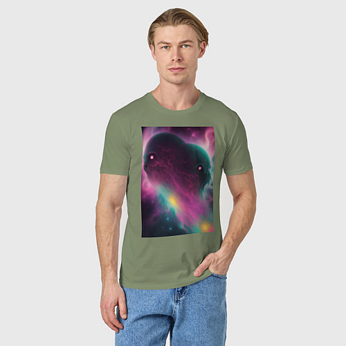 Мужская футболка Космические монстры / Авокадо – фото 3
