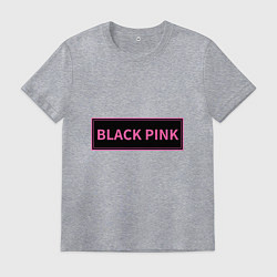 Мужская футболка Логотип Блек Пинк