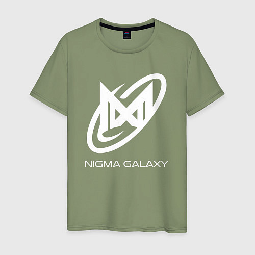 Мужская футболка Nigma Galaxy logo / Авокадо – фото 1