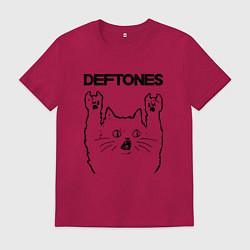 Мужская футболка Deftones - rock cat