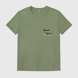 Мужская футболка Поцелуйчик Блэк Пинк in you area - мини