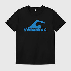 Мужская футболка Swimming sport
